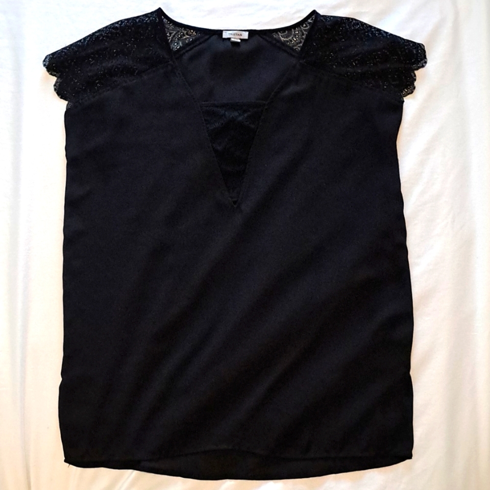 TRISTAN | Blouse with lace